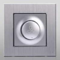 Metal Aluminium 300VA Fan Speed Controller Switch