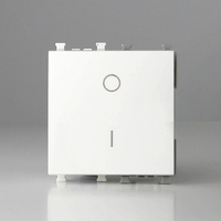 44x44 Size 10A Double Pole Light Switch Modular 