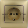 Color Decoration PC 2P+E Schuko Outlet