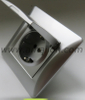 Dust-proof Cap 2P+E power socket Outlet 