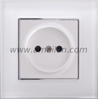 Glass 16A 2Pin Russian power Socket Outlet
