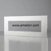 Metal brushed aluminium 7Gang light switch accessories panel 
