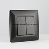  European Standard Economic 2 Gang 1 Way Wall Switch