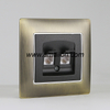 EU Type Metal TEL+ Data Socket Outlet
