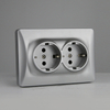 16A2x2Pin+E Germany Power Socket Outlet 
