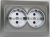 High Performance PC Dual Germany Power Socket Outlet 
