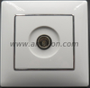 Plastic PC Material Female TV Socket 