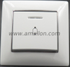 EU Standard color decoration Plastic PC Ding Dong Switch with led