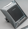 Metal 1G 2 Way Rocker Wall Switch with Led Indicator