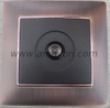 Metal Male TV Socket Outlet