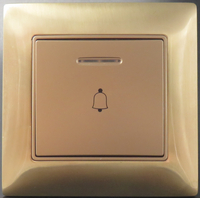 EU Standard Heavy Metal Ding Dong Switch with Led 