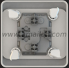 Waterproof IP54 1 Gang 1 Way Light Switch 