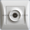 PC Material Female TV Socket 