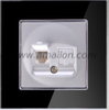 Glass Dual Data RJ45 Socket Outlet
