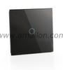 86 Size 1 Gang 240V Live+Neutral Line Smart Home Glass Panel Sensor Touch Wall Switch