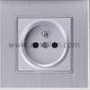 Metal Aluminium 16A 2P+T Socket Outlet 