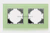 2 Gang Tempered Glass Light Switch Socket Accessories Frames 