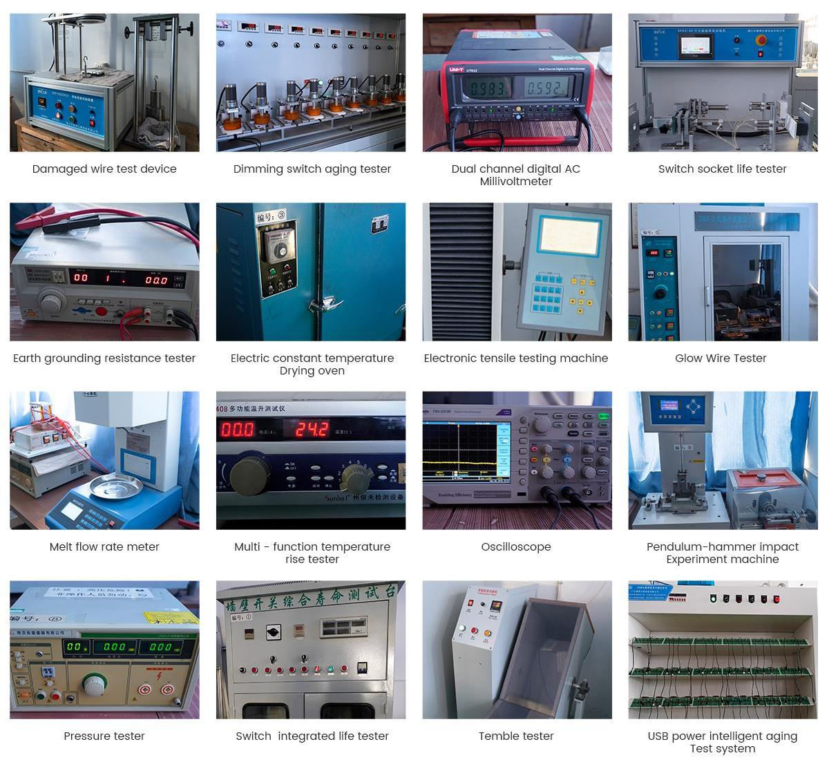 HMN-MAILON switch socket lab test