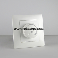 Plastic PC 1 Way MOSFET Component LED Dimmer Switch 