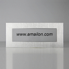 Metal brushed aluminium 7Gang light switch accessories panel 