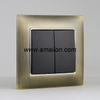 Metal 2 Gang 2 Way Light Switch
