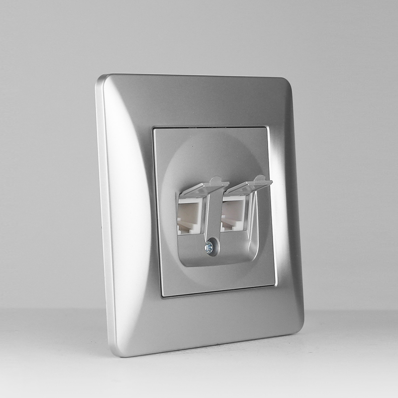 Dual Data RJ45 Socket Outlet - Buy PC PRISE RJ45, Dual RJ45 OUTLET ...