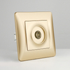 PC Material Female TV Socket 