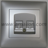  Plastic Dual CAT6 Data Socket 