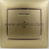 EU Standard color decoration Plastic PC Ding Dong Switch with led