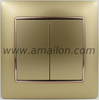Color Decoration PC 2Gang 2 Way Light Switch