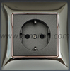 Metal 2P+E Schuko Power Socket Outlet