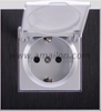 metal aluminium Dust-proof germany power socket Outlet 