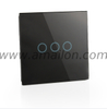 86 size 3 Gang Live +Neutral LineTempered Glass Touch light Switch
