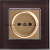 Glass 16A 2Pin Russian power Socket Outlet