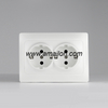 High Performance PC Dual Germany Power Socket Outlet 