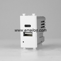 44x22 Size Type A+ Type C USB Charging Outlets