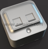 Surface Mounting Dual Data Rj45 Socket Outlet 