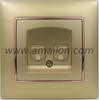  Plastic Color Decoration Dual Data connect Socket 