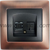 Metal Dual Data Socket 
