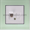 Glass Dual Data RJ45 Socket Outlet
