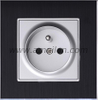 Metal Aluminium 16A 2P+T Socket Outlet 