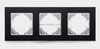 3 Gang Metal Aliminium Light Switch Socket Accessories Frames 