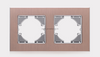 2 Gang Metal Aliminium Light Switch Socket Accessories Frames 