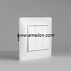 10A EU Standard 3 Gang 1 Way Wall Switch