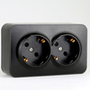 16A Surface Mounted Dual 2X 2P+E Socket Outlet
