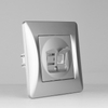 PC CAT3 TEL RJ11 OUTLET 