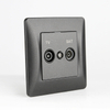 Unique Design Intermediate Terminal TV+SAT Satellite Socket 