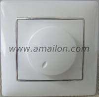 Plastic Color 1 Way MOSFET Component LED Dimmer Switch 