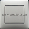 Color Decoration Plastic 1 Gang 1 Way Wall Switch