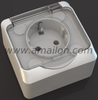 IP54 Water Proof 16A Germany Power Socket Outlet 